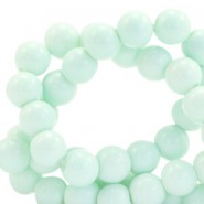 Glaskralen opaque 6mm Soothing sea blue